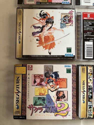 Sega Saturn Main Unit Hst-3220 12 Software, 2 Controllers And More - Picture 9 of 19