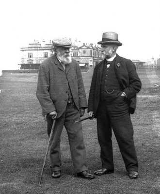 #ad 1900 Provost Murray and Old Tom Morris St Andrews 8quot; x 10quot; Photo Print $7.25