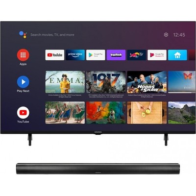 Grundig 43 GUB 6300 + DSB 950 - UHD Fernseher & Soundbar - schwarz 