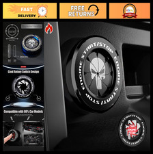 Rotary Push Start Button Cover - Skull Engine Start Stop Button, Car  Motorcycl