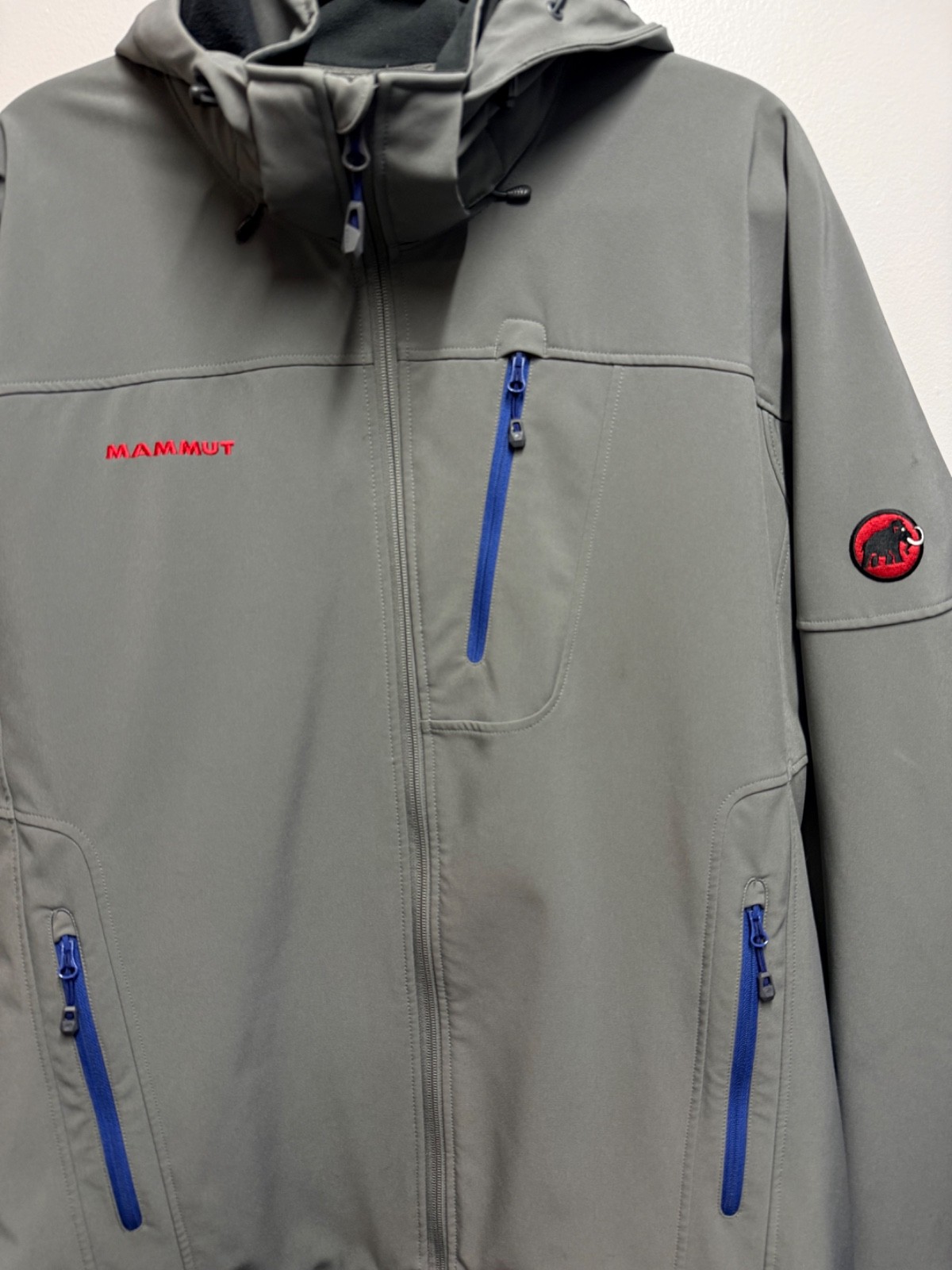 Mammut Softech Softshell Jacket Men's XL Gray Fle… - image 3