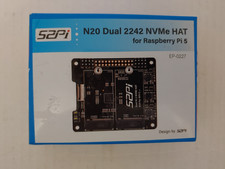 N20 Dual M.2 M-Key NVMe 2242 SSD HAT Expansion Board for Raspberry Pi 5