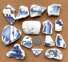 sea glass from japan Surf-Tumbled Beach Glass pottery