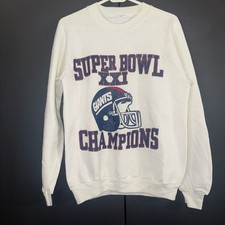 Vintage New York Giants 1987 Super Bowl XXI 80s NFL Crewneck Sweatshirt M 