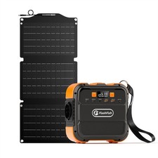 FlashFish A101 Solar Powerstation Li-Ion 120W 98Wh Mit SP30 Solarpanel 30W 18V D