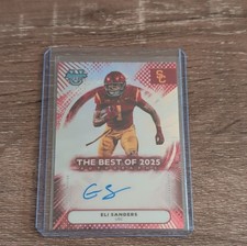 Topps 2025 Bowman's Best University Eli Sanders USC #BOA-ELI Autograph Insert