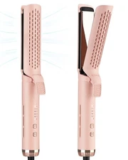 Tosage 360 Airflow Styler 1 1.2 Inch Curling Wand Hair Straightener 2 In 1 With