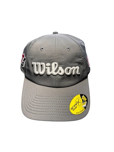 Wilson Golf Pro Tour HERREN verstellbarer Rückenriemen Mütze Kappe grau NEU EINHEITSGRÖSSE - Bild 3 von 6