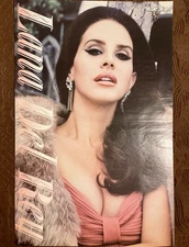 Lana Del Rey Fold-Out 2-Sided Poster Eastern European Fan Magazine 2014 Rare #19