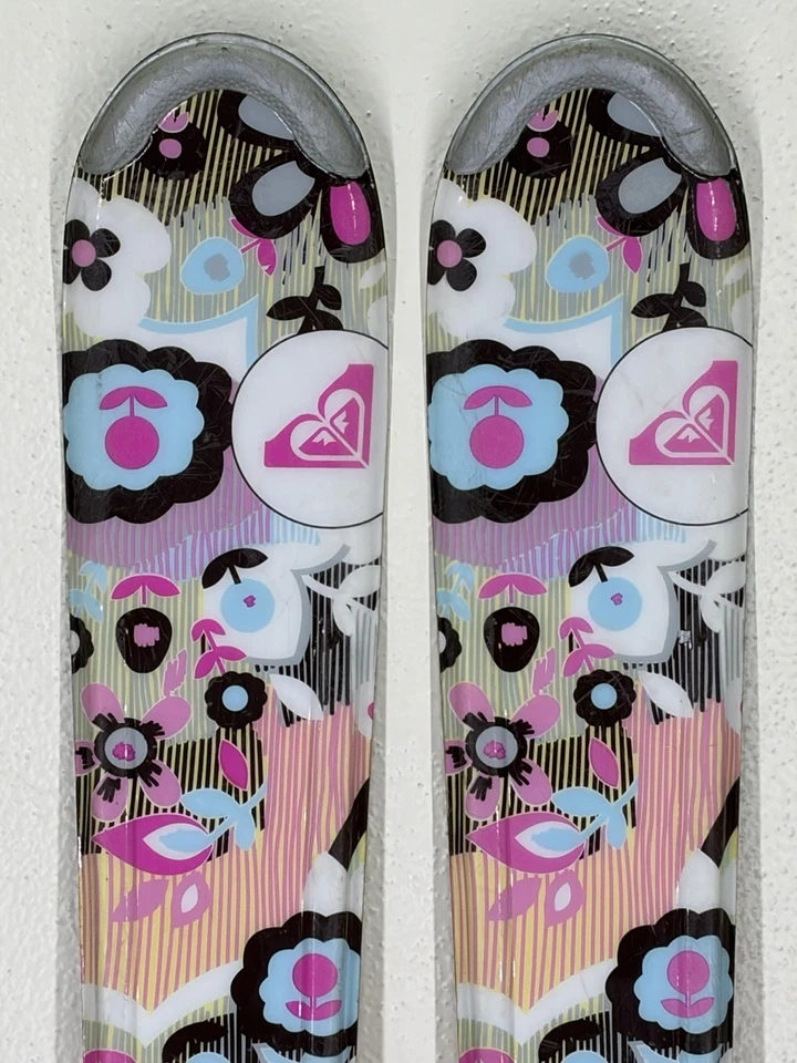 Esquís Roxy Flower Girl 130 CM Look Team 4 fijaciones niños junior jóvenes descenso Foto 2 de 4