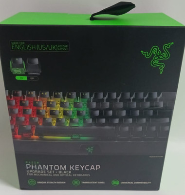 Razer Phantom Keycap Upgrade Set Black   Neu & versiegelt | RGB | Mechanisch