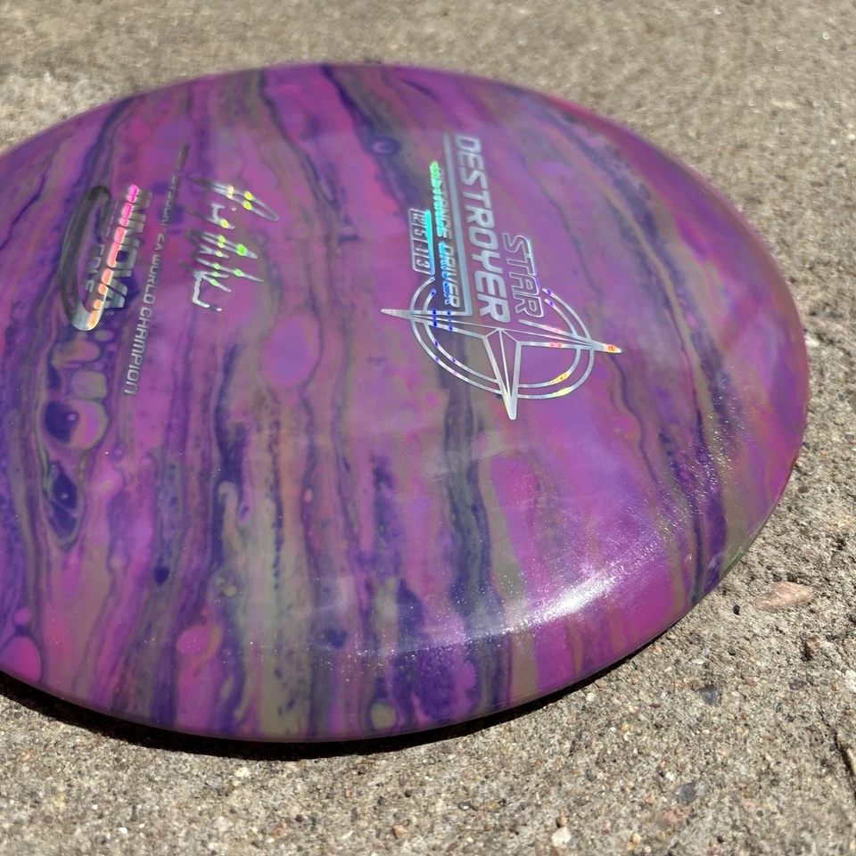 Innova Star Destroyer Ricky Wysocki 2x - Purple W/ Silver Stamp Custom Dye 172g - Image 4 of 4