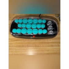 Conair hot roller set Teal Hair Rollers Electric Warmer beauty pageant travel