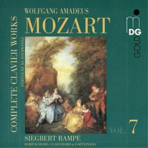 Вольфганг Амадей Моцарт Полное собрание сочинений для фортепиано, том 7 (Rampe) (CD) Альбом