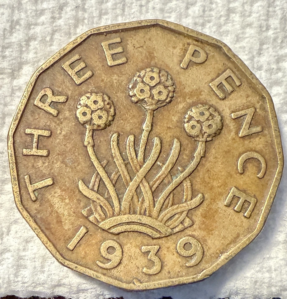 1939 Great Britain GEORGIVS VI D:G:BR:OMN:REX F:D:IND:IMP.' Nickel-Brass - Image 4 of 4