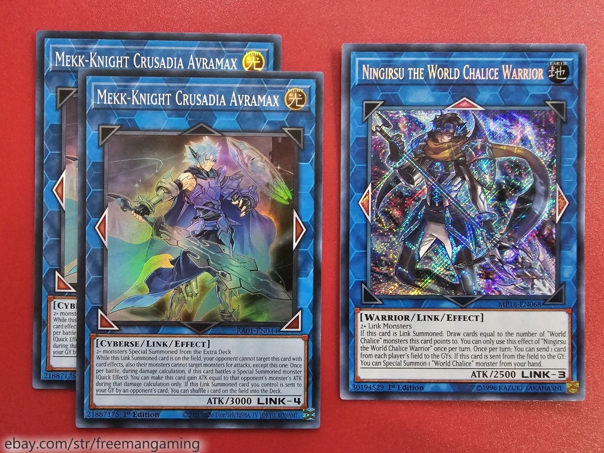 Yugioh World Chalice Deck 55 Cards Legacy Ib Avramax Ningirsu