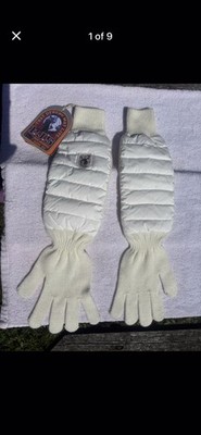 Parajumpers Wool/Down-Filled Puffer Gloves Free People - Off White - Small/Med