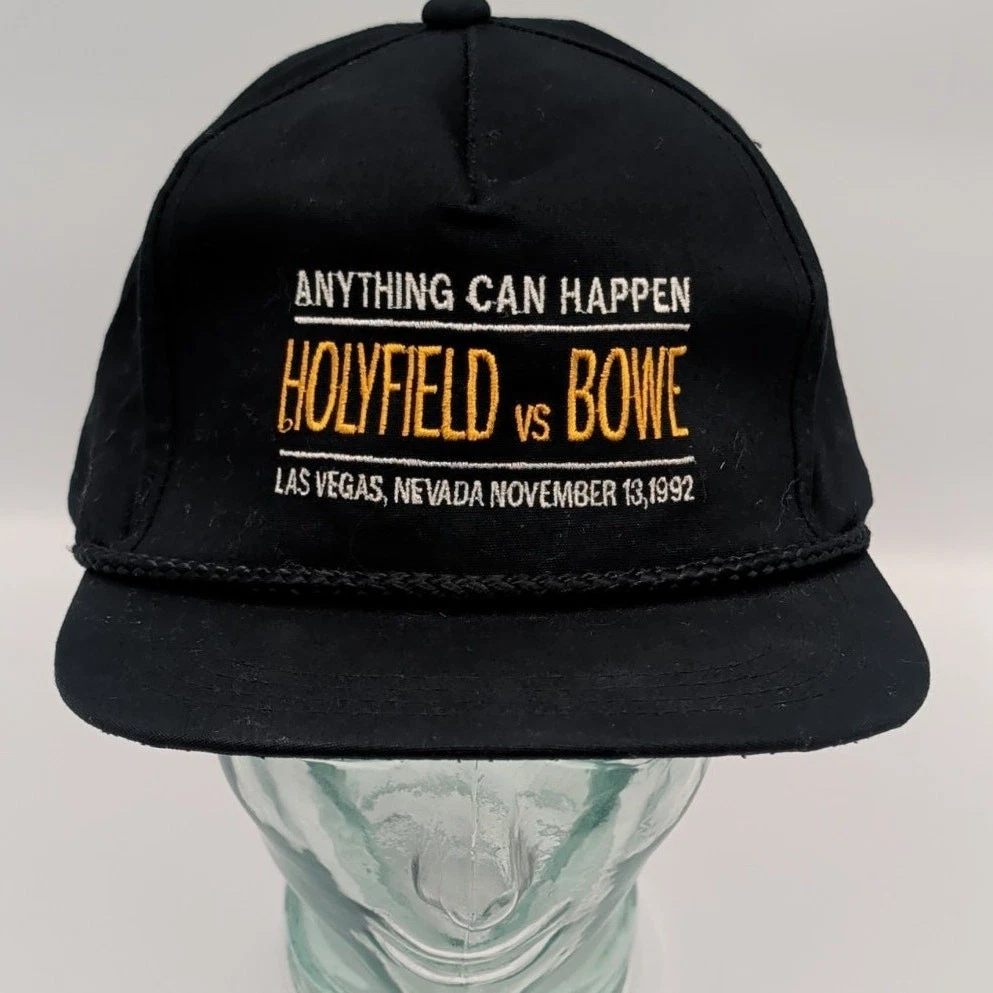 ボクシング vintage boxing Cap Bowe vs Fergu-so Evander Holyfield Boxing Fan Cap, Hats for sale | eBay