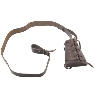 Muzzleloader Universal Leather Sling - Black Powder Rifle Sling - MZ1225