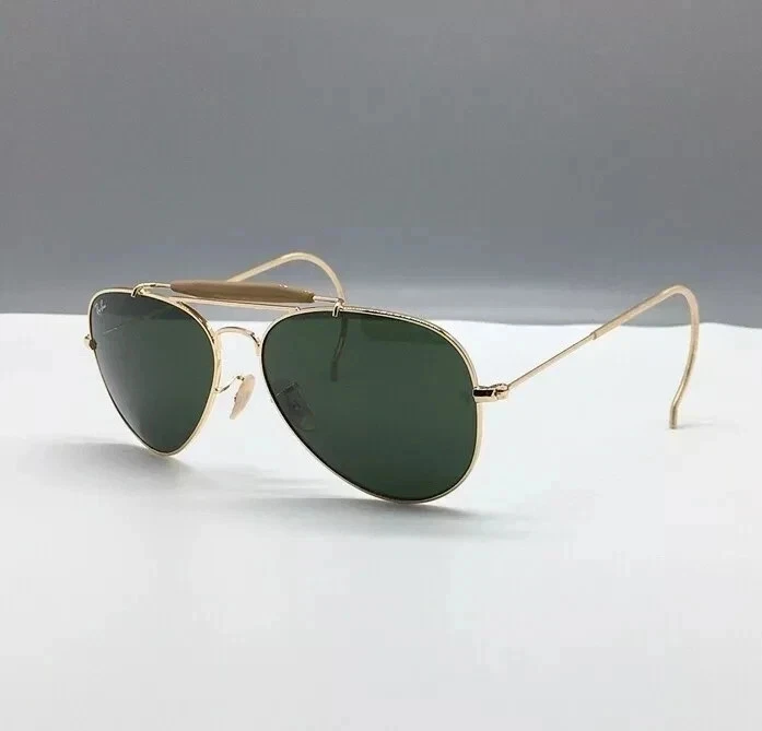 GREEN RB3030 RAY-BAN OUTDOORSMAN SUNGLASSES - Image 3 of 4