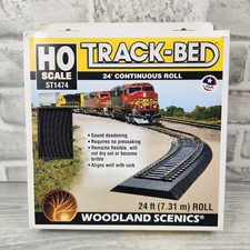 HO Scale Woodland Scenics ST1474 Track-Bed 24' Continuous Roll
