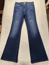 Ariat Women's Denim Flare Blue Jeans Perfect Rise Size 29L