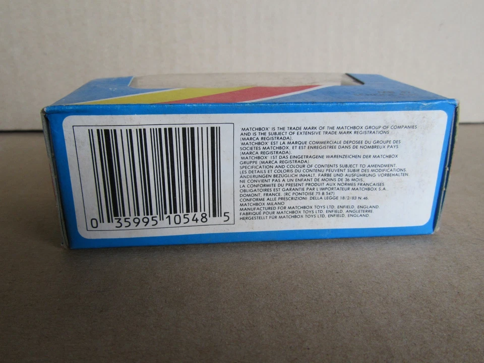 267B Vintage 1981 Matchbox MB 47 Autobus Scuola Quartiere 2 US 1:76 Nuovo + - Immagine 3 di 4