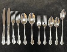 11 Pieces Oneida CHATEAU Pattern Stainless Flatware Silverware Mixed Lot