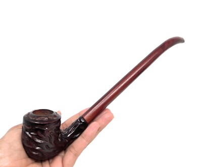 tobacco jar humidor Vintage Glass Humidor Tobacco Canister and Walnut Stand