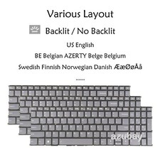 Laptop Keyboard For Lenovo Ideapad Yoga Slim 7-15IIL05 7-15ITL05 7-15IMH05 PR5SB