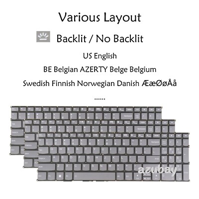 Laptop Keyboard For Lenovo Ideapad Yoga Slim 7-15IIL05 7-15ITL05 7-15IMH05 PR5SB