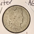 1902 Barber Quarter  AG