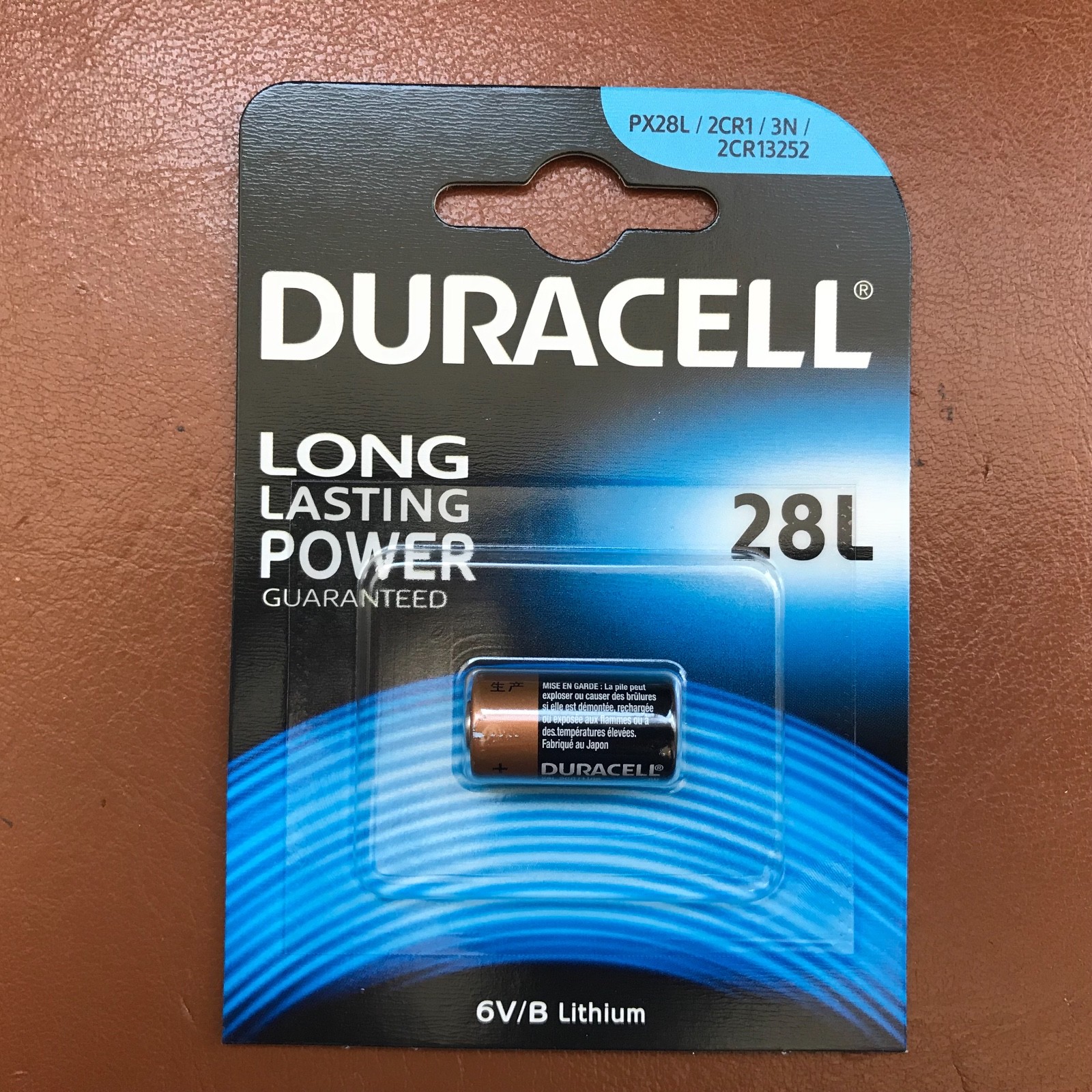 NEW Duracell 28L 6V Lithium Photo Battery PX28L 2CR1/3N L544 2CR13252