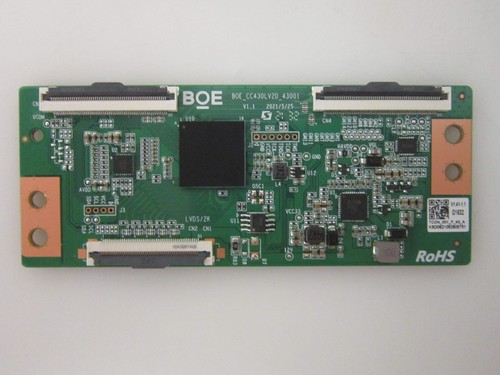 Vizio D43f-J04 T-Con Board (B0E_CC430LV2D_43001) KSD06210826 