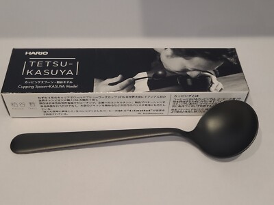 HARIO Cupping Spoon/Kaffeelöffel – Schwarz, 16,6 Cm, Für Kaffeeverkostung