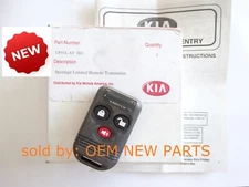 NEW KIA OEM GOH-3BFM2497 REMOTE FOB KEYLESS ENTRY KEYFOB 3-BUTTON w PROGRAMMING