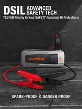 YESPER Battery Jump Starter - 2160A Car Battery Booster Pack for Vehicles(up to 