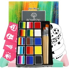 36 Colors Professional Face Paint Kit for Kids Classic Split Cake Water Based