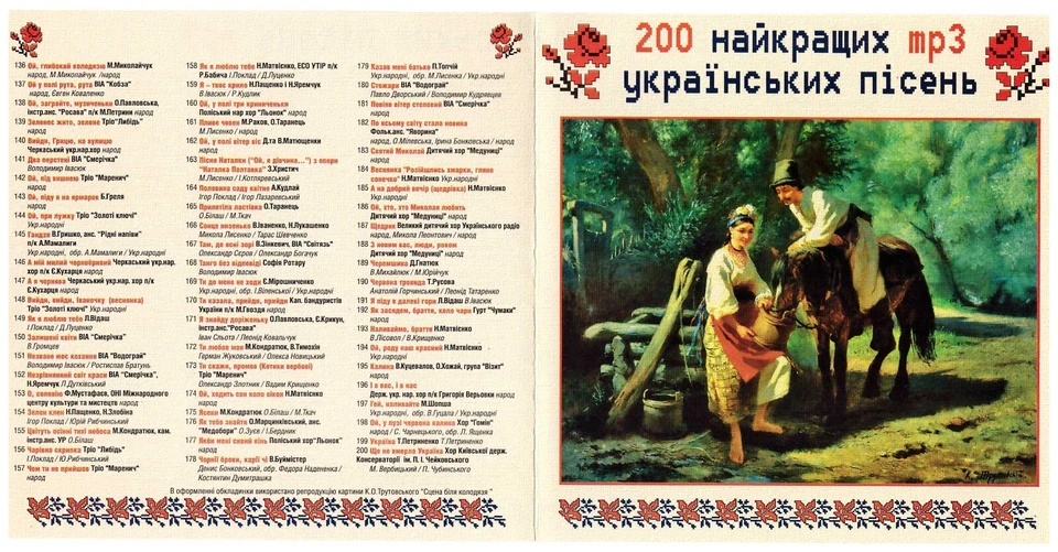 Ukrainian CD Mp3 | 200 Best Ukrainian Songs 200 Найкращих Українських Пісень - Image 4 of 4