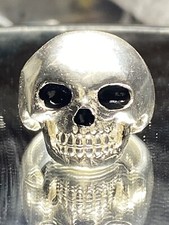 Skull Ring Any Size Legitimate 925 Sterling Silver 22 Grams