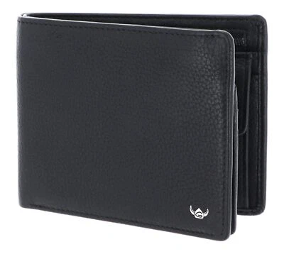 Golden Head Capri RFID Protect Scheintasche mit RV 1364 Geldbörse Schwarz Neu - Bild 1 von 4