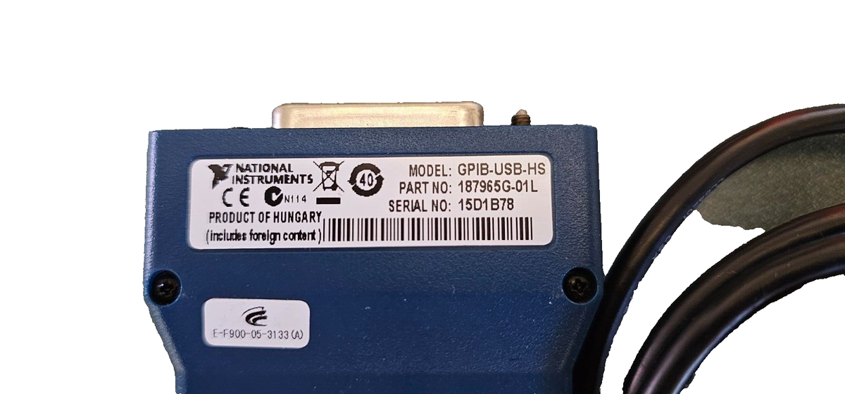 NI National Instruments GPIB-USB-HS 187965G-01L Interface Adapter