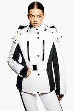 Topshop Hooded Ski Jacket Uk12 Eur40 Us8