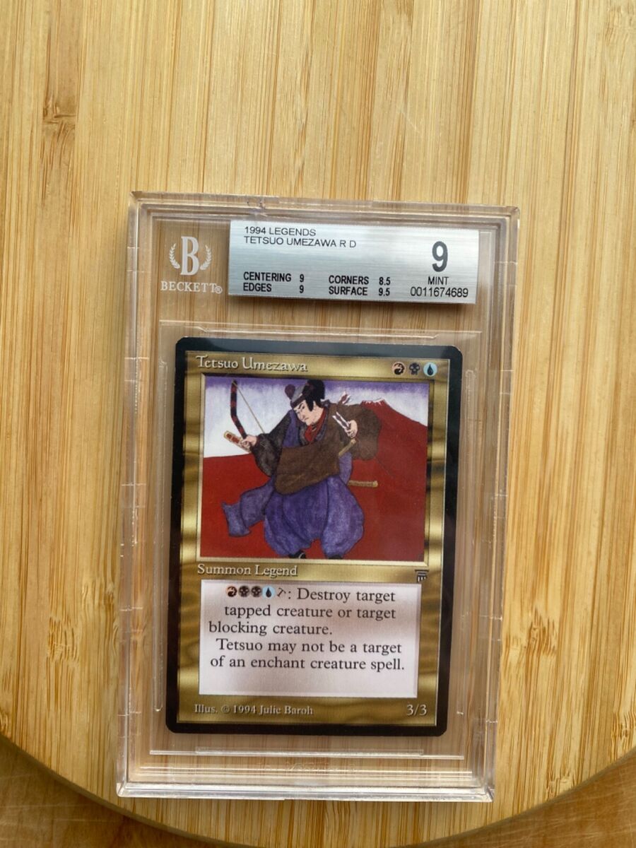 Tetsuo Umezawa X (1) Legends BGS 9 Mint (RG) 4RCards | eBay Tetsuo Umezawa X (1) Legends BGS 9 Mint (RG) 4RCards | eBay