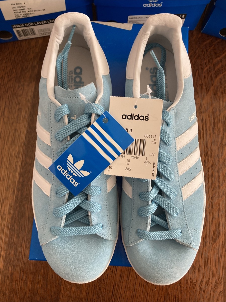 Adidas Campus Baby Blue Suede rare and Vintage NIB 10.5 Adidas Campus Baby Blue Suede rare and Vintage NIB 10.5