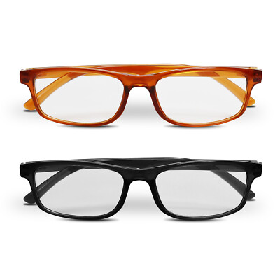 RE-GEN leichte klassische Lesebrille mit Kunststoffgestell rechteckig Erwachsene