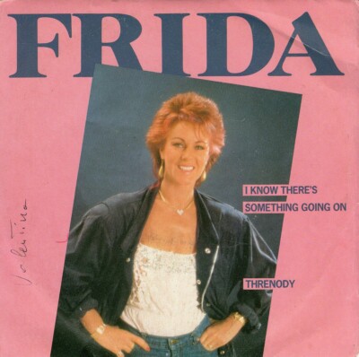 Frida    I know there's something going on - 7'' - 1982 - Italienische Presse