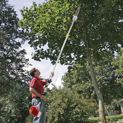 42.7cc Gas Pole Saw Tree Trimmer 12'' Bar Extendable Reach 94 134 In