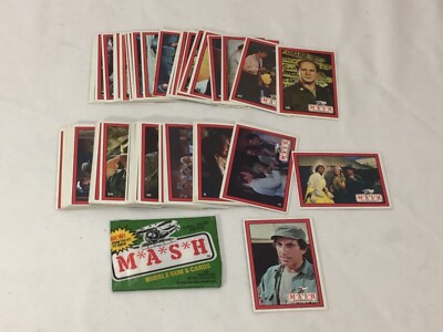 1982 Vintage Donruss MASH M*A*S*H Complete Card Set & Wax Pack Wrapper TV Show