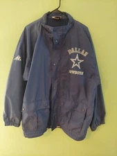 Vintage Dallas Cowboys Apex Zip  Windbreaker XL Damaged 